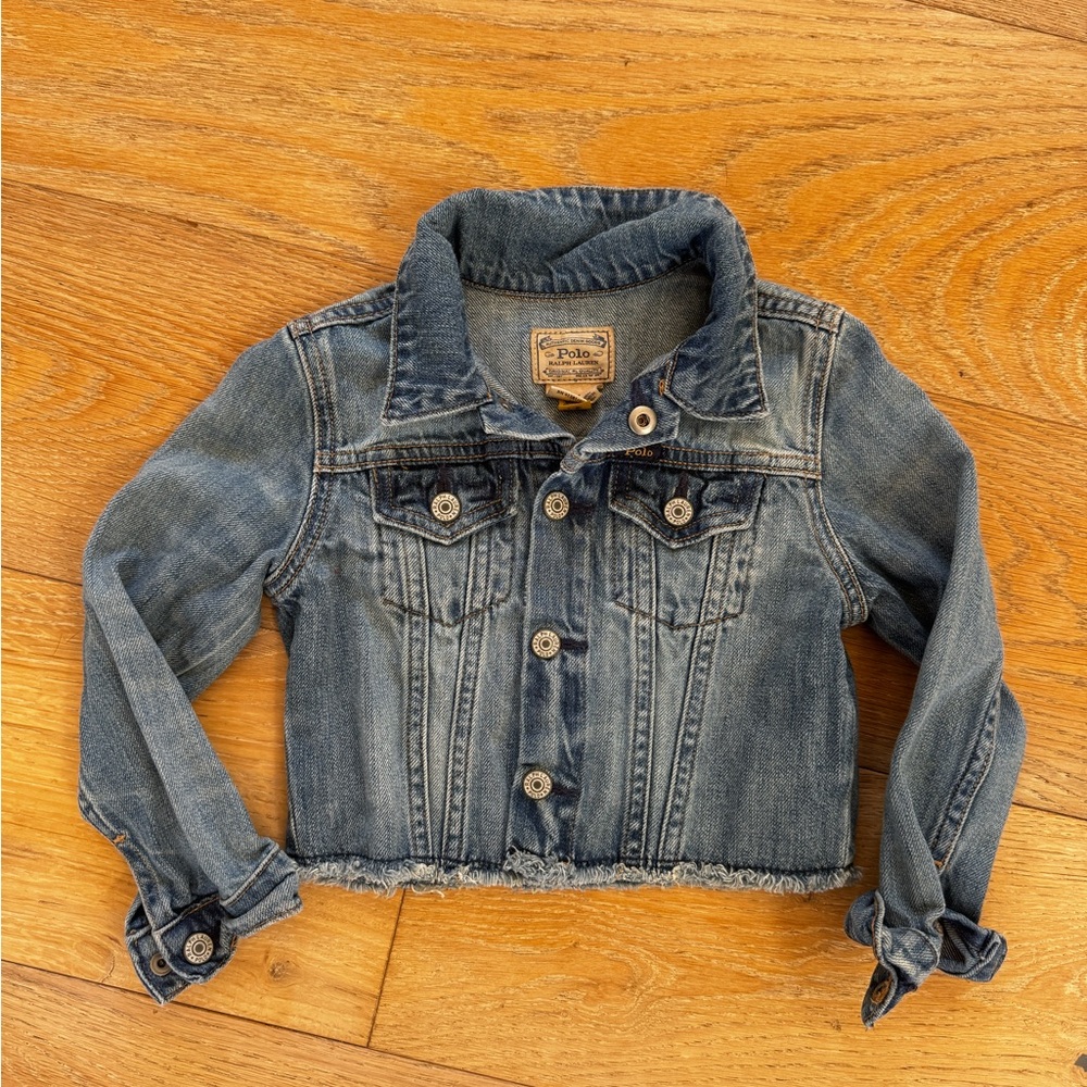 Polo Ralph Lauren Toddler Girls Cropped Denim Jacket